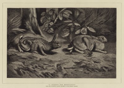 A Subject for Meditation by Gaston Gelibert